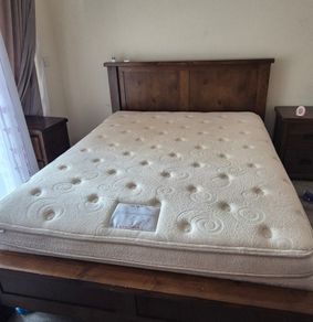Bed frame and mattress