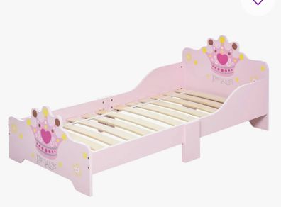 Girls princess toddler bed