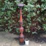3 Foot 19th Century Mahogany Candle Stick Image 3