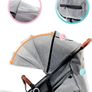 Lightweight Stroller Grande, Stylish Pushchair, Baby Buggy, Foldable, Lying Position, Big Ajustable Hood, with Accessories, Rain Cover, Footmuff, from Birth to 3 Years (FREE POSTAGE) Image 2