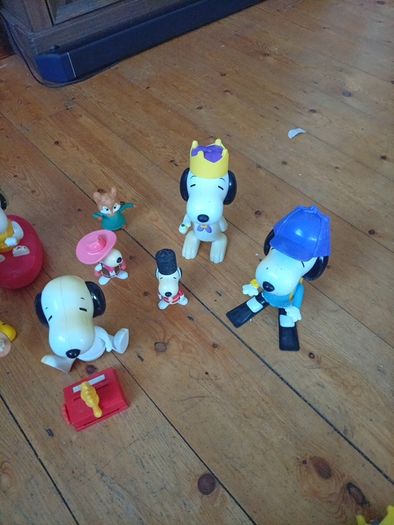 Snoopy toys from McDonalds