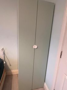 IKEA SMASTAD Wardrobe Light Green White  Excellent Condition