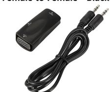 Male to Female HDMI-compatible to VGA Adapter HD 1080P Audio Cable Converter For PC Laptop TV Box Computer Display Projector