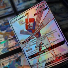 Kartana GX ! Full Art ! Shiny Ultra Rare ! from Hidden Fates Set ! 2019 ! Pokemon Card !