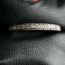 9ct White Gold Diamond Eternity Ring Size U 2grams 14 Diamonds 0.22ct Image 5