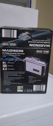 Cassette converter + player walkman