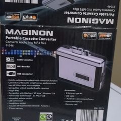 Cassette converter + player walkman
