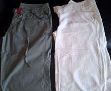 Cropped/capri trousers