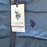 Jacket U S  Polo Assn. Kids Hooded Puffer Jacket Blue Image 3
