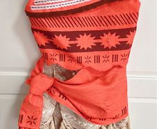 Girls Disney Moana costume