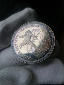 1984 Isle Of Man Silver Proof 1 Crown Coin