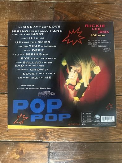 Rickie Lee Jones Pop Pop vinyl album