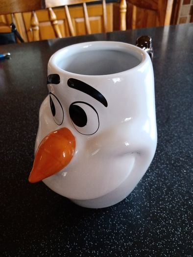 Disney Store 3d Frozen Olaf Mug