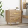 Bedside Cabinet with Drawer 2 pcs Artisan Oak 40 x 35 x 47.5 cm Image 2