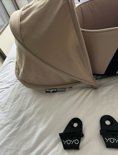 Babyzen YOYO Taupe Bassinet & Rain Cover
