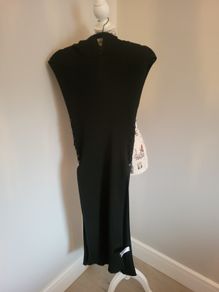 sleveless knit tunic with hood