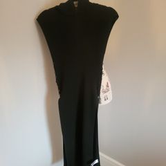 sleveless knit tunic with hood