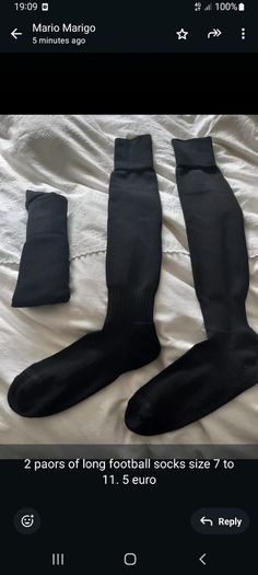 Football socks size 7-11.5 EU
