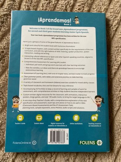 Brand New JC Spanish Aprendemos Book 2