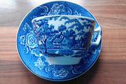 Vintage Woods Ware English Scenery cup and saucer