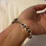 Tiffany & Co. Style 925 Silver Heart Charm Bracelet Image 7