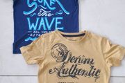 5-6Y Boy 100% Cotton 2 T-Shirts Tops
