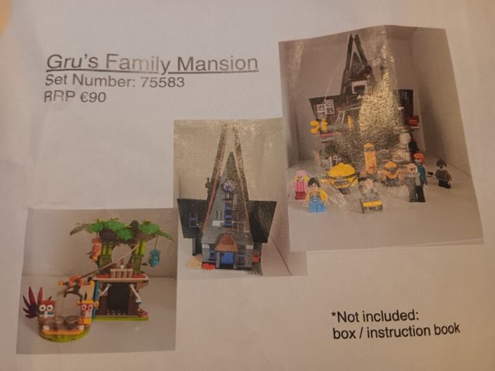 Lego Gru's Family Mansion 75583