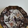 Vintage hand painted Satsuma Love Birds Plate Image 3
