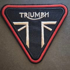 Triumph motorcycles, cloth patch.