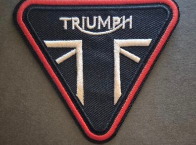Triumph motorcycles, cloth patch.