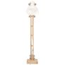 Floor Lamp White Solid Mango Wood E27 Image 2