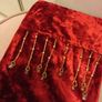 Beautiful bejewelled velour christmas stocking Image 2
