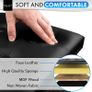 Faux Leather 76x38x38cm Black Ottoman Foldable Storage Boxes Seat Foot Stool Storage Box with Lids for Kids Toys, Bedroom, Hallway, Living Room (FREE POSTAGE) Image 6