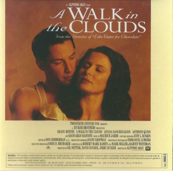 Maurice Jarre | A WALK in the CLOUDS    (Original Motion Picture Soundtrack)