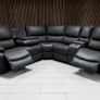 Rita Manual Corner Leather Recliner Sofa Image 2