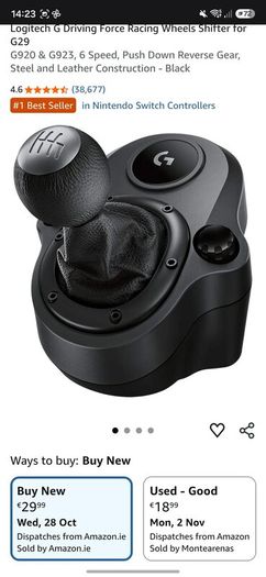 Logitech G923 Racing Wheel bundle