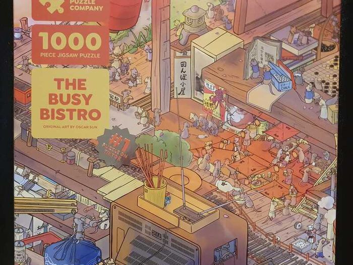 Magic Puzzle Company Busy Bistro Premium 1000 Piece Jigsaw Puzzle