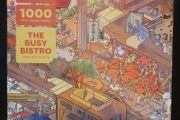 Magic Puzzle Company Busy Bistro Premium 1000 Piece Jigsaw Puzzle