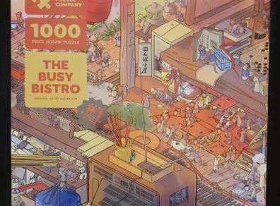 Magic Puzzle Company Busy Bistro Premium 1000 Piece Jigsaw Puzzle