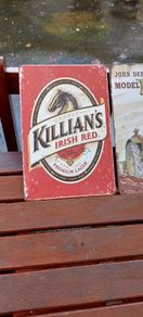 1 x metal tin sign ,buyer collects or pays postage. see pictures for condition, nice for any home bar or man cave pub restaurant etc,,sold as is,