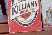1 x metal tin sign ,buyer collects or pays postage. see pictures for condition, nice for any home bar or man cave pub restaurant etc,,sold as is,