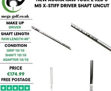 New Accra Raw TZ RPG 352 M3 Regular Driver Shaft / Uncut