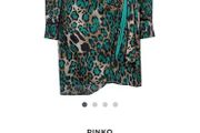 Pinko Emerald Leopard Skin short dress NWT size 12