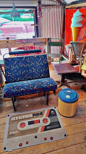 Retro design bus seats/benches