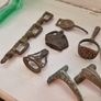 Metal Detecting Job Lot! Roman Fibulae, Tudor bits, Rings, Seals, Coin. UK Finds! Image 4