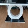 Glass Halo Dining Table - High Gloss Image 6