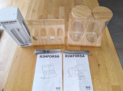 Ikea Rimforsa Kitchen Glass Storage Sets