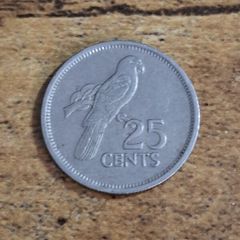 Seychelles 1982, 25 Cents Coin - free standard postage