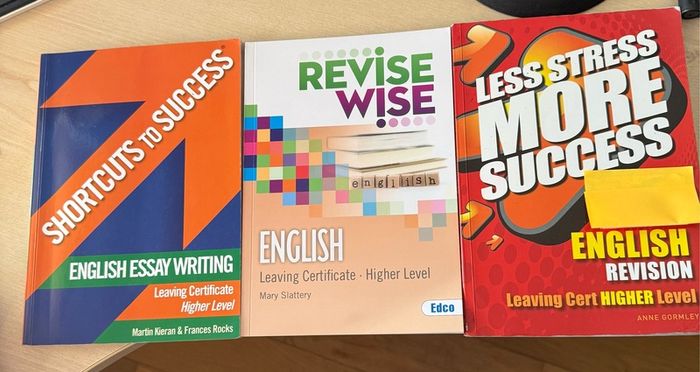 Leaving Cert English Study Books x 3