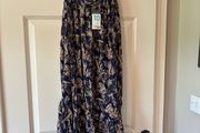 Skirt. Navy Primark maxi dress  size 10, NEW WITH TAGS,